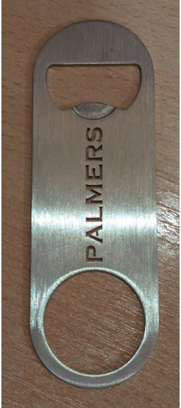 Palmers Bar Blade Crown Bottle Opener